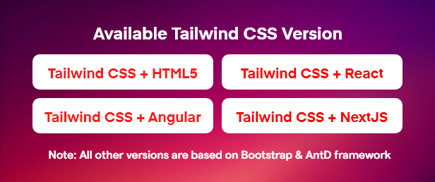 available-tailwind-versions